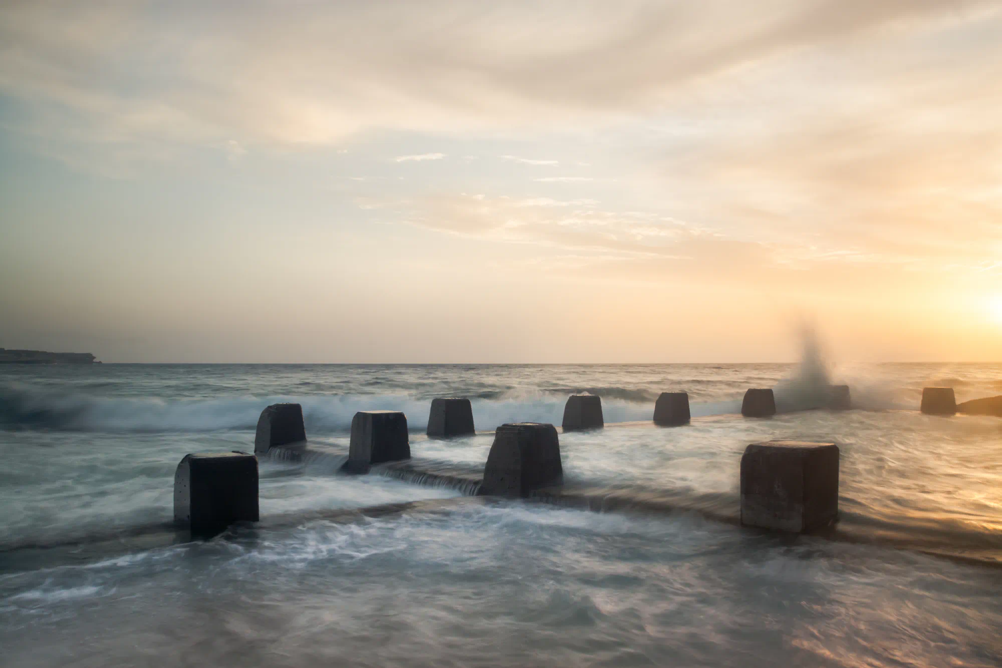 summer chill, coogee sunrise